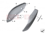 BMW Motorrad BMW 2016 C-Models C 650 GT 16 (0C05, 0C15) Tail trim