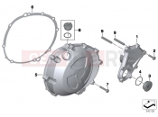 BMW Motorrad BMW 2016 S models S 1000 RR 15 (0D10,0D21) Engine housing cover, right