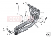 BMW Motorrad BMW 2016 S models S 1000 RR 15 (0D10,0D21) Exhaust manifold