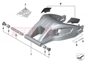 BMW Motorrad BMW 2016 S models S 1000 RR 15 (0D10,0D21) Rear wheel swinging arm