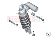 BMW Motorrad BMW 2016 S models S 1000 RR 15 (0D10,0D21) Spring strut, rear