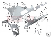 BMW Motorrad BMW 2016 S models S 1000 RR 15 (0D10,0D21) Engine spoiler