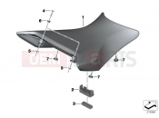 BMW Motorrad BMW 2016 S models S 1000 RR 15 (0D10,0D21) Bench seat