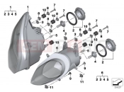 BMW Motorrad BMW 2016 S models S 1000 RR 15 (0D10,0D21) Headlight