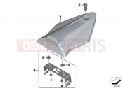BMW Motorrad BMW 2016 S models S 1000 RR 15 (0D10,0D21) Seat cover in plastic