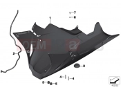 BMW Motorrad BMW 2016 S models S 1000 RR 15 (0D10,0D21) Engine spoiler Carbon Race