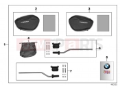 BMW Motorrad BMW 2016 S models S 1000 RR 15 (0D10,0D21) Saddle bag