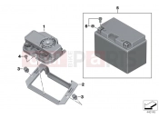 BMW Motorrad BMW 2016 S models S 1000 RR 15 (0D10,0D21) Retrofit antitheft alarm system