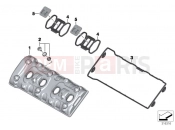 BMW Motorrad BMW 2016 S models S 1000 R 17 (0D52, 0D62) Cylinder head cover