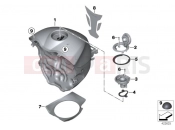 BMW Motorrad BMW 2016 S models S 1000 R 17 (0D52, 0D62) Fuel tank