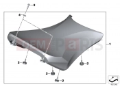 BMW Motorrad BMW 2016 S models S 1000 R 17 (0D52, 0D62) Bench seat