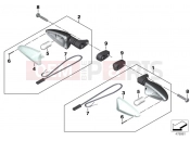 BMW Motorrad BMW 2016 S models S 1000 R 17 (0D52, 0D62) Turn signals, front