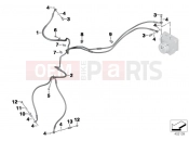 BMW Motorrad BMW 2016 S models S 1000 XR (0D03, 0D13) Brake lines, front