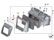 BMW Motorrad BMW 2014 S models HP4 (0D01, 0D11) Intake sound system