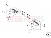 BMW Motorrad BMW 2014 S models HP4 (0D01, 0D11) Turn signals, rear