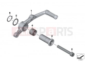 BMW Motorrad BMW 2014 S models S 1000 RR 15 (0D10,0D21) Outer gearshift lever mounted parts