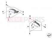 BMW Motorrad BMW 2014 S models S 1000 RR 15 (0D10,0D21) Turn signals, rear