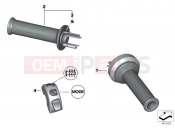 BMW Motorrad BMW 2014 S models S 1000 RR 15 (0D10,0D21) Heated handlebar grips