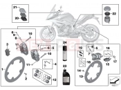BMW Motorrad BMW 2014 S models S 1000 XR (0D03, 0D13) Brake service