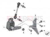 BMW Motorrad BMW 2014 S models S 1000 XR (0D03, 0D13) Level sensor, rear