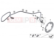 BMW Motorrad BMW 2014 S models S 1000 XR (0D03, 0D13) Rotational-speed sensor, rear
