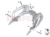 BMW Motorrad BMW 2014 S models S 1000 XR (0D03, 0D13) Handle rear
