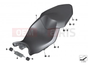 BMW Motorrad BMW 2014 S models S 1000 XR (0D03, 0D13) Bench seat