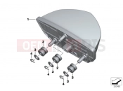 BMW Motorrad BMW 2014 S models S 1000 XR (0D03, 0D13) LED tail lamp ''Highline''