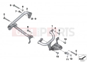BMW Motorrad BMW 2014 S models S 1000 XR (0D03, 0D13) Engine protection bar