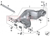 BMW MOTORRAD F 800 GT (0B03, 0B13) Rear wheel swinging arm