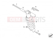 BMW MOTORRAD F 800 GT (0B03, 0B13) Spring strut, rear