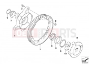BMW MOTORRAD F 800 GT (0B03, 0B13) Differential-drive/output