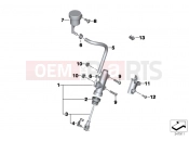 BMW MOTORRAD F 800 GT (0B03, 0B13) Brake master cylinder