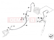 BMW MOTORRAD F 800 GT (0B03, 0B13) Brake pipe rear ABS