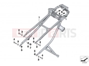 BMW MOTORRAD F 800 GT (0B03, 0B13) Rear frame