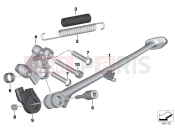 BMW MOTORRAD F 800 GT (0B03, 0B13) Side stand