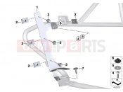 BMW MOTORRAD F 800 GT (0B03, 0B13) Fire extinguisher holder
