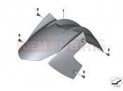 BMW MOTORRAD F 800 GT (0B03, 0B13) Front wheel fender