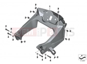 BMW MOTORRAD F 800 GT (0B03, 0B13) Front panel carrier
