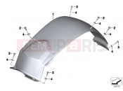 BMW MOTORRAD F 800 GT (0B03, 0B13) Cover Airbox