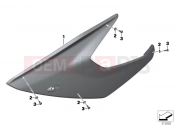 BMW MOTORRAD F 800 GT (0B03, 0B13) Fairing, side section, front