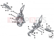BMW MOTORRAD F 800 GT (0B03, 0B13) Footpeg system