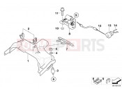 BMW MOTORRAD F 800 GT (0B03, 0B13) Mounting parts for bench seat