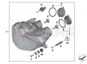 BMW MOTORRAD F 800 GT (0B03, 0B13) Headlight