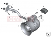 BMW MOTORRAD F 800 GT (0B03, 0B13) Sequential siren system, electronic