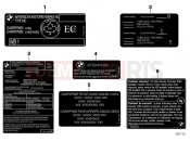 BMW MOTORRAD F 800 GT (0B03, 0B13) Labels for Canada