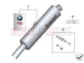 BMW MOTORRAD F 800 GT (0B03, 0B13) Sport muffler