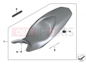BMW MOTORRAD F 800 GT (0B03, 0B13) Low-profile bench seat