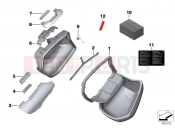 BMW MOTORRAD F 800 GT (0B03, 0B13) Single components for Touring case