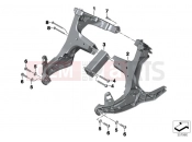 BMW Motorrad BMW 2014 R-Models K5x R 1200 RT (0A03, 0A13) Front panel carrier